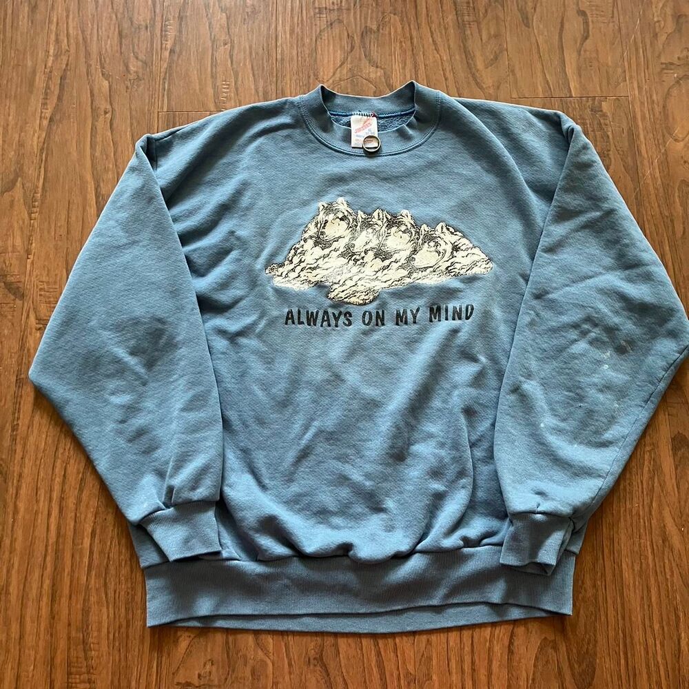 Jerzees Men's Blue Sweatshirt